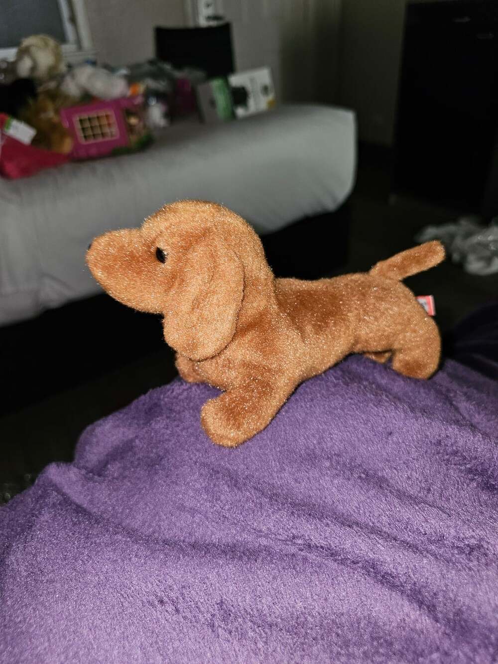 Douglas The Cuddle Toy Plush Chocolate Brown Dog Dachshund 8"